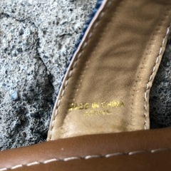 エスニックウェッジ サンダル ブラウン 美品の画像