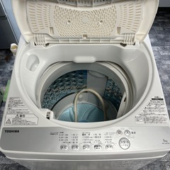 【配達・設置あり】東芝2018年製洗濯機　5kgの画像