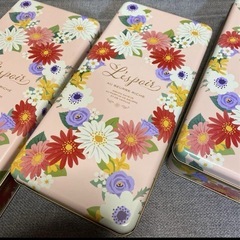 神戸風月堂Lespoir(レスポワール)お菓子缶◆空缶 ６缶セットの画像