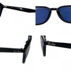 186005 Ray-Ban レイバン サングラス 53□20 レンズ ブルー ウェリントン RB4259-F  [0000000001327]の画像
