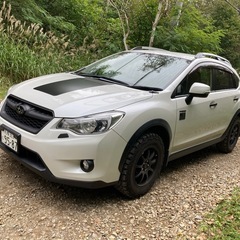  人気のパール！ 機関良好 綺麗なスバルXV 検8/6ハイブリッド 2.0i-L アイサトVer2 4WD フルセグナビBTオーディオBカメラ スマートキPWシート 　の画像