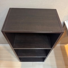 カラーボックス(ブラウン)の画像