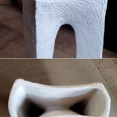 レトロ 陶器の花瓶 モダンデザイン オブジェ 置物　/TJ-2575 2Fの画像