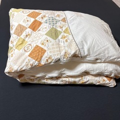 綺麗な
子供用 掛け布団と毛布2枚の画像