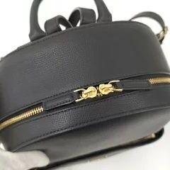 A-243【リユースのサカイ野々市店】【中古】agnes b. バックパック リュック レザー ブラックの画像