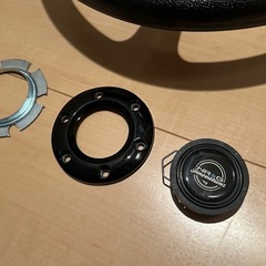 メーカー不明 NRG？ 35パイ ステアリング ディープコーン ホーン付きの画像