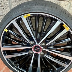 美品　軽自動車用　165-40-17  17インチホイール　　タイヤセット の画像