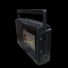 （ご予約済p）(中古)レトロ SONY ラジオ ICF‐28の画像
