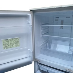 SHARP 冷蔵庫 SJ-D14C-W 137L 2017年製の画像