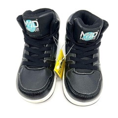 定価4290円 未使用 MADFOOT!  MAD PUCK  マッドフット　マッドパック  160007  ブラック/コンビ   キッズ スニーカー 子供 靴 16cm   の画像