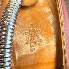 エルメス ジョンロブ製 LORD ダブル モンクシューズ サイズ41の画像