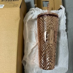 完売品！スターバックス　新品タンブラー　ピンクゴールド　　の画像