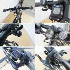 YAMAHA 電動アシストクロスバイク　自転車　YPJ-EC　動作良好　2018年モデル　タイヤサイズ700×35C　シマノSORA　充電器X07-20　9ZSの画像