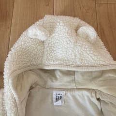 babyGAP くま耳付きアウター　3-6monthの画像