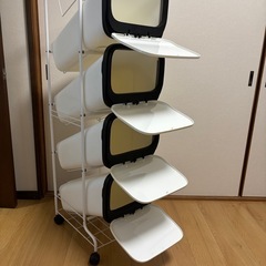 分別ゴミ箱の画像