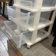 【収納ケース 5段】【プラケース】クリーニング済み【管理番号12909】町の画像