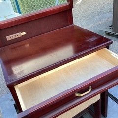カリモク ドレッサー　家具　鏡台　鏡　メイク　の画像