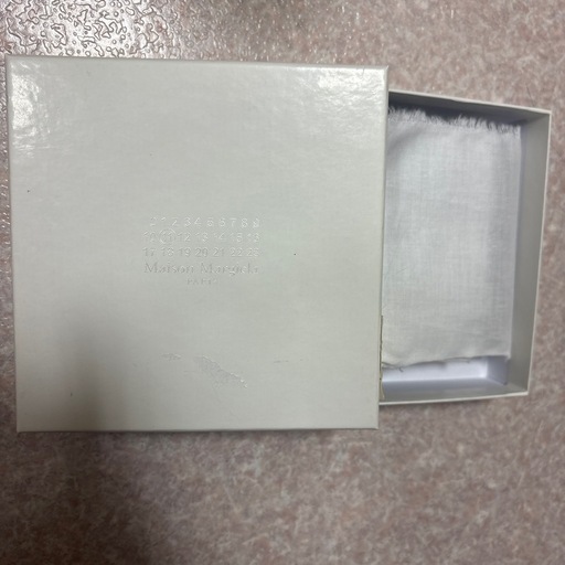 Maison Margiela ブラックレザー二つ折り財布