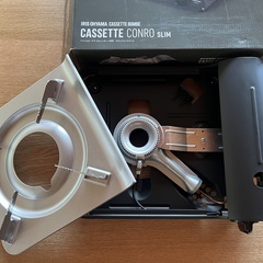 未使用　カセットコンロ スリム IGC-E1-H チャコールの画像