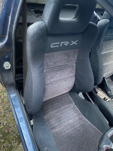 CR-X純正運転席シート　破れなし　CRーX CRX マイティボーイ　マイティーボーイ