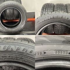DUNLOP WINTER MAXX WM02 205/60R16 16インチ スタッドレス 4本 23年製 ステップワゴン ヴォクシー ノア プリウスα SAI等　(STN030)の画像