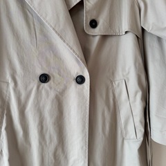 Zaraレンチコートロングの画像