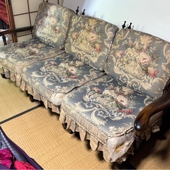 70年代後半カリモク応接セットの画像