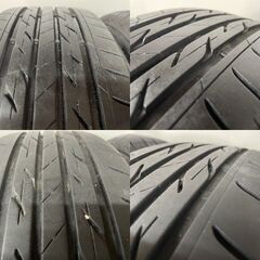 【BS NEXTRY 185/65R15】夏タイヤ【Weds Treffer 15インチ 5.5J4HPCD100+43】21年製 バリ溝 ノート デミオ ティーダ等 　(STG059)の画像