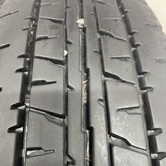 DUNLOP ENASAVE VAN01 195/80R15 107/105L LT 15インチ 夏タイヤ 2本 21年製 バリ溝 ハイエース キャラバン レジアス等　(STC043) の画像