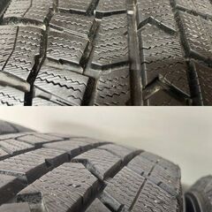 【DUNLOP WINTER MAXX WM02 195/65R16】スタッドレス【VIOLENTO 16インチ 5.5J4HPCD100+42】21年製 バリ溝 ライズ ロッキー等　(STN029)の画像