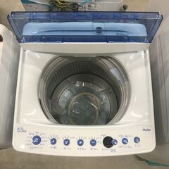 【ジャングルジャングル石川金沢店】洗濯機 ハイアール JW-C55FK 5.5kg 2021年製 動作確認／クリーニング済みの画像