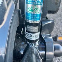 【美品】電動クロスバイクブリヂストンTB1e　の画像