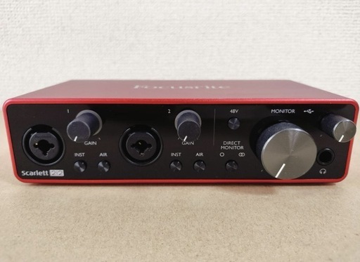 Focusrite Scarlett 2i2(3rd Gen) インターフェース