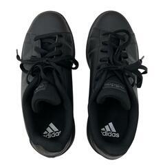 186000 現状品 adidas アディダス アドバンコート スニーカー 24cm GW9284 ブラック [0000000001373]の画像