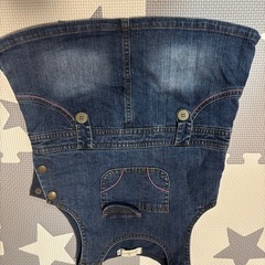 デニムワンピース　2点セットの画像