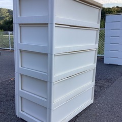 5段チェスト（プラスチック製）　家具　収納　引き出し　の画像