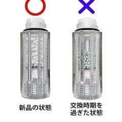 トルネードスティック シャワーヘッド カートリッジ 塩素除去機能付き 2個の画像