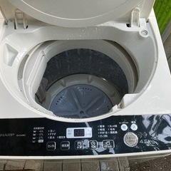 洗濯機　4.5k ジャンクの画像