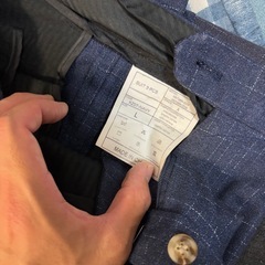 メンズ　スーツセット　Lサイズ　汚れあり　の画像