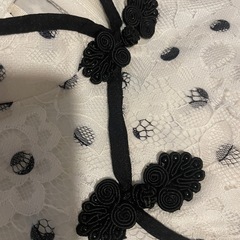 チャイナドレス風 お呼ばれドレス　ワンピース　総レースの画像