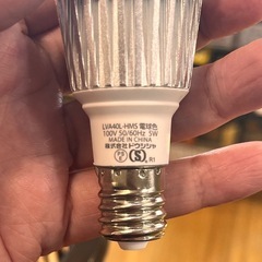 人感センサー付き電球の画像