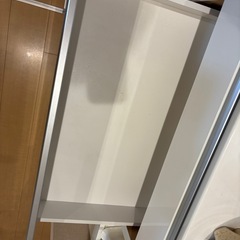 家具　キッチンボード　白の画像