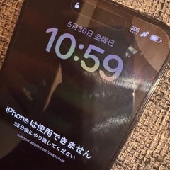 水没 iPhone14promax ジャンク品扱い 部品取り の画像