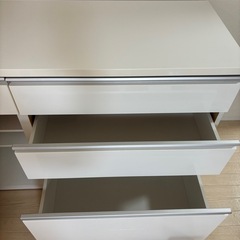 ニトリ　キッチンカウンター(キュリー2 120CT WH)の画像