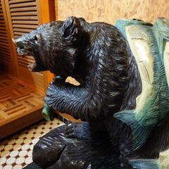 熊の置物（大型）の画像