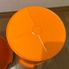 Tupperware/タッパーウェア　デコレーターシリーズ　２個セット　オレンジの画像