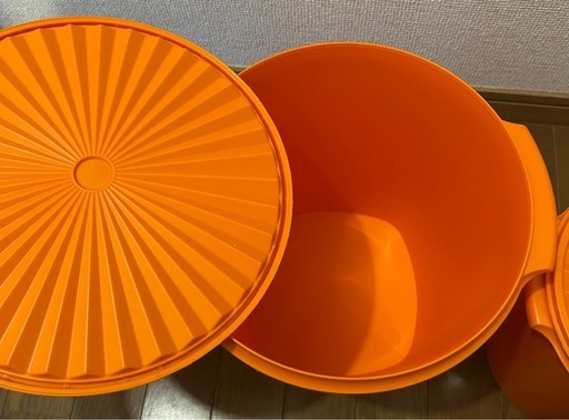 Tupperware/タッパーウェア デコレーターシリーズ 2個セット オレンジ