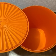 Tupperware/タッパーウェア　デコレーターシリーズ　２個セット　オレンジの画像