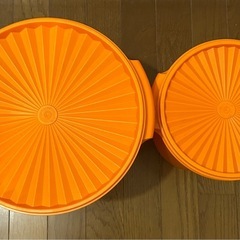 Tupperware/タッパーウェア　デコレーターシリーズ　２個セット　オレンジの画像