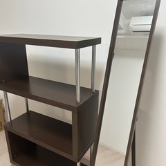 シェルフと鏡セットの画像